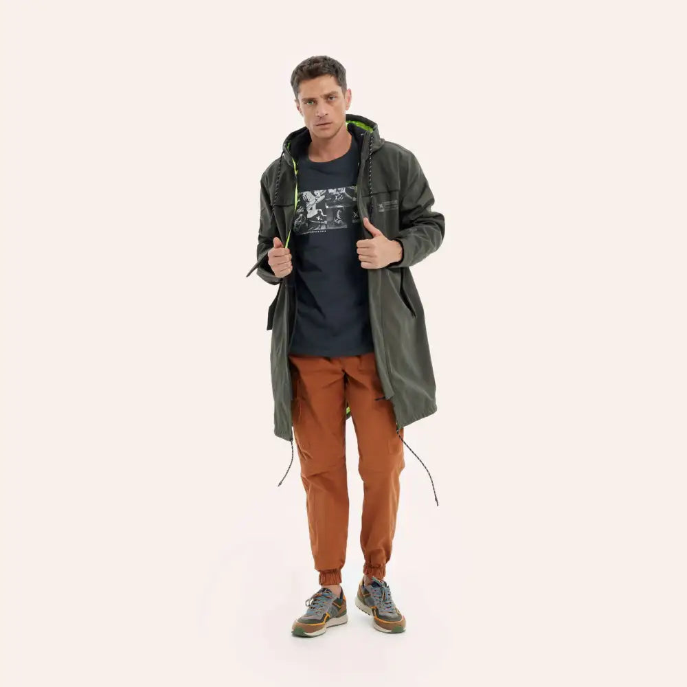 PARKA RAIN KHAKI LIFESTYLE FW24